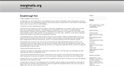 Desktop Screenshot of marginalia.org